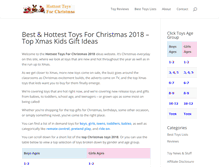 Tablet Screenshot of hottesttoysforchristmas.com